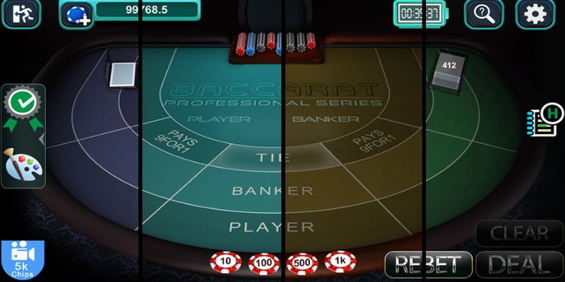 Cách đặt cược Baccarat